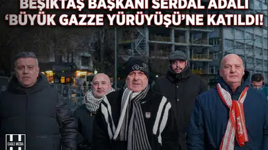 Başkan Adalı'dan Anlamlı Duruş: Galata Köprüsü'nde Filistin İçin Yürüdü!