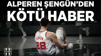Alperen Şengün'den kötü haber