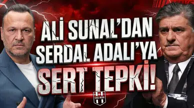 Ali Sunal'dan Serdal Adalı'ya sert tepki