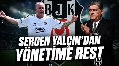 Sergen Yalçın'dan yönetime rest