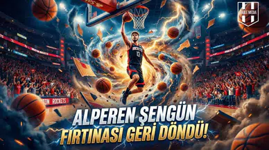 Alperen Şengün fırtınası geri döndü!