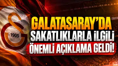 GALATASARAY'DA SAKATLIKLARLA İLGİLİ ÖNEMLİ AÇIKLAMA GELDİ!