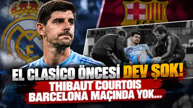 El Clasico Öncesi Dev Şok! Thibaut Courtois Barcelona Maçında Yok...
