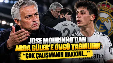 Jose Mourinho’dan Arda Güler'e Övgü Yağmuru! "Çok Çalışmanın Hakkını..."