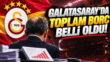 Galatasaray'da toplam borç belli oldu