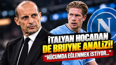 İtalyan Hocadan De Bruyne Analizi! "Hücumda Eğlenmek İstiyor..."