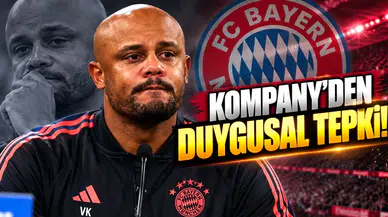 Kompany'den duygusal tepki