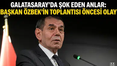 Dursun Özbek'in düzenleyeceği basın toplantısı öncesi kavga çıktı