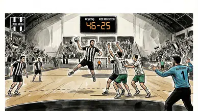 Beşiktaş Hentbol, Rize Belediyesi'ni farklı geçti!