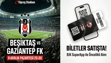 Beşiktaş - Gaziantep FK maçının bilet fiyatları açıklandı!