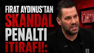 Fırat Aydınus'tan skandal penaltı itirafı!