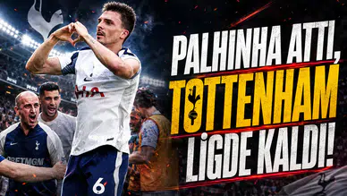 Joao Palhinha attı, Tottenham ligde kaldı
