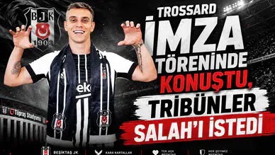 Trossard İmza Töreninde Konuştu, Tribünler Salah'ı İstedi