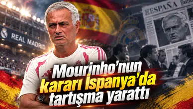 Mourinho'nun kararı İspanya'da tartışma yarattı