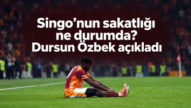 Singo’nun sakatlığı ne durumda? Dursun Özbek açıkladı