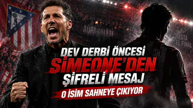 Dev derbi öncesi Simeone'den şifreli mesaj o isim sahneye çıkıyor