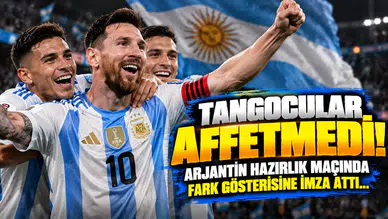 Tangocular Affetmedi! Arjantin Hazırlık Maçında Fark Gösterisine İmza Attı...