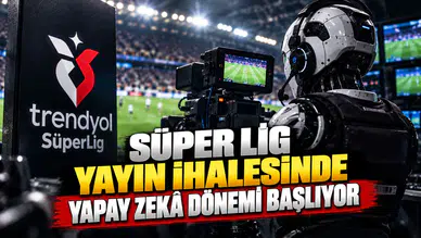 Süper Lig yayın ihalesinde yapay zeka dönemi başlıyor