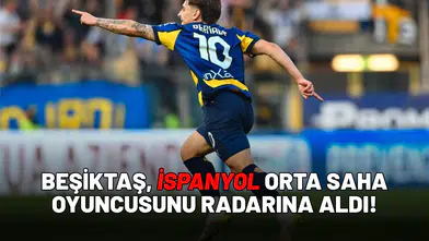 Beşiktaş, İspanyol orta saha oyuncusunu radarına aldı!