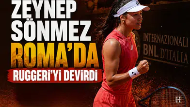 Zeynep Sönmez Roma'da Ruggeri'yi devirdi