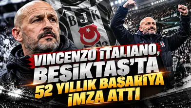 Vincenzo Italiano, Beşiktaş'ta 52 yıllık başarıya imza attı