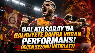 Galatasaray'da galibiyete damga vuran performans! Geçen sezonu hatırlattı