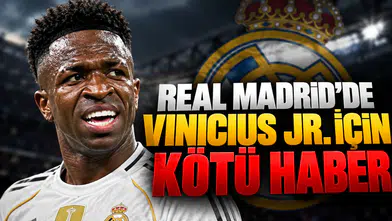 Real Madrid'de Vinicius JR. İçin Kötü Haber