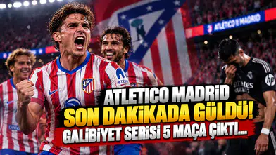 Atletico Madrid Son Dakikada Güldü! Galibiyet Serisi 5 Maça Çıktı...