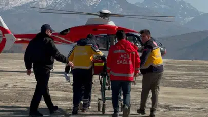 Acil Durum Helikopteri, Melisa Bebeği Kurtarmak İçin Gökyüzüne Yükseldi