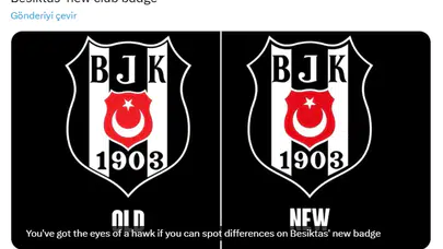 Beşiktaş'ın Yeni Logosu Avrupa'da Gündem Oldu