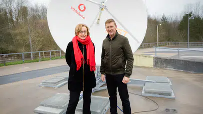 Vodafone uydu üzerinden mobil iletişim çalışmalarına hız verdi