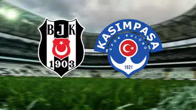 Kasımpaşa-Beşiktaş İlk Yarı Sonucu 1-0