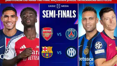 Şampiyonlar Ligi Hangi Yarı Final Maçlarının Şifresiz Yayınlanacağı Belli Oldu!