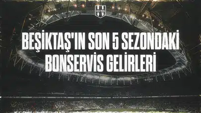 Beşiktaş'ın Son 5 Sezonda Kazandığı Bonservis Geliri Açıklandı