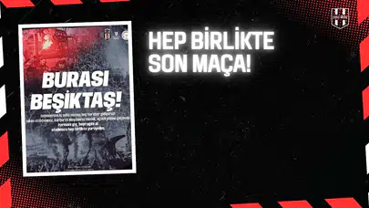 Burası Beşiktaş! Sezonun Son İç Saha Maçına Taraftarla Yürüyüş