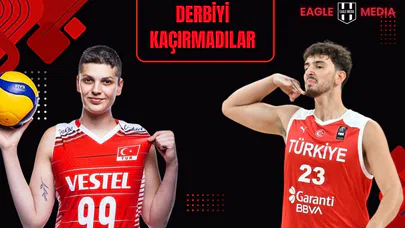 Ebrar Karakurt ve Alperen Şengün, Beşiktaş-Galatasaray Derbisinde Tribünde!