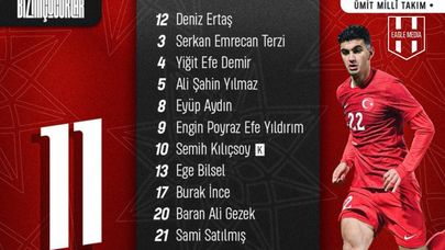 Ümit Millî Takımımız'da Semih Kılıçsoy ve Emrecan Terzi İlk 11'de!