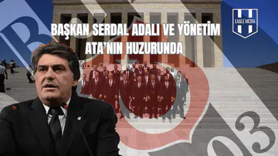 Başkan Serdal Adalı ve Yönetimi Ata'nın Huzurunda