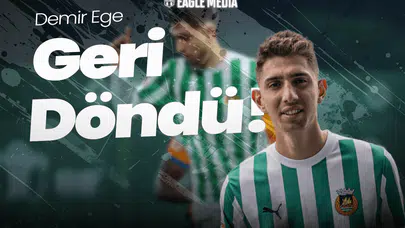 Demir Ege Beşiktaş'a Döndü! Rio Ave Opsiyonu Kullanmadı!