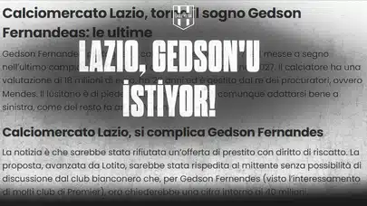 Maurizio Sarri'nin Gedson Hayali