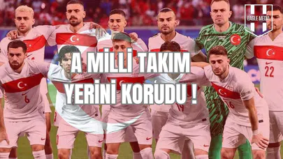 A Milli Takım Yerini Korudu