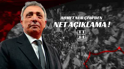 Ahmet Nur Çebi'den Net Açıklama !