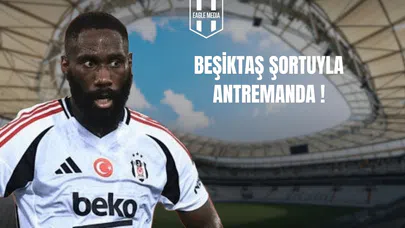 Beşiktaş Şortuyla Antrenmanda!