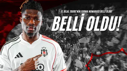 El Bilal Toure'nin Forma Numarası Belli Oldu!