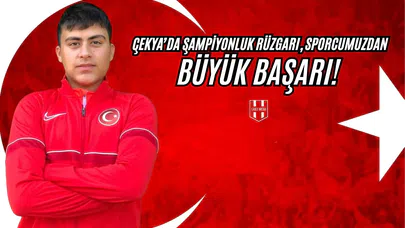 Çekya’da Şampiyonluk Rüzgarı: Sporcumuzdan Büyük Başarı!