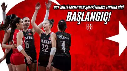 U21 Milli Takım’dan Şampiyonaya Fırtına Gibi Başlangıç!