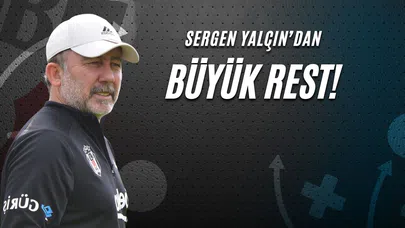 Sergen Yalçın'dan Büyük Rest!
