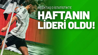 Beşiktaş O İstatistikte Haftanın Lideri Oldu!