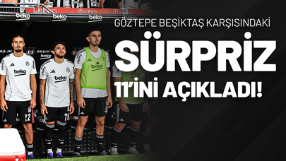 Göztepe Beşiktaş Karşısındaki Sürpriz 11’ini Açıkladı!