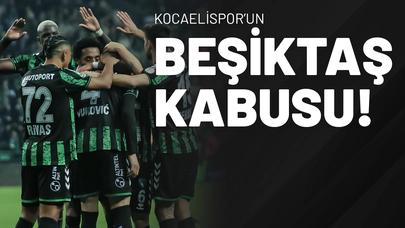 Kocaelispor’un Beşiktaş Kabusu!